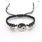 Yin Balance Bracelet Set – Couple Adjustable Cord Bracelets (2PCS)
