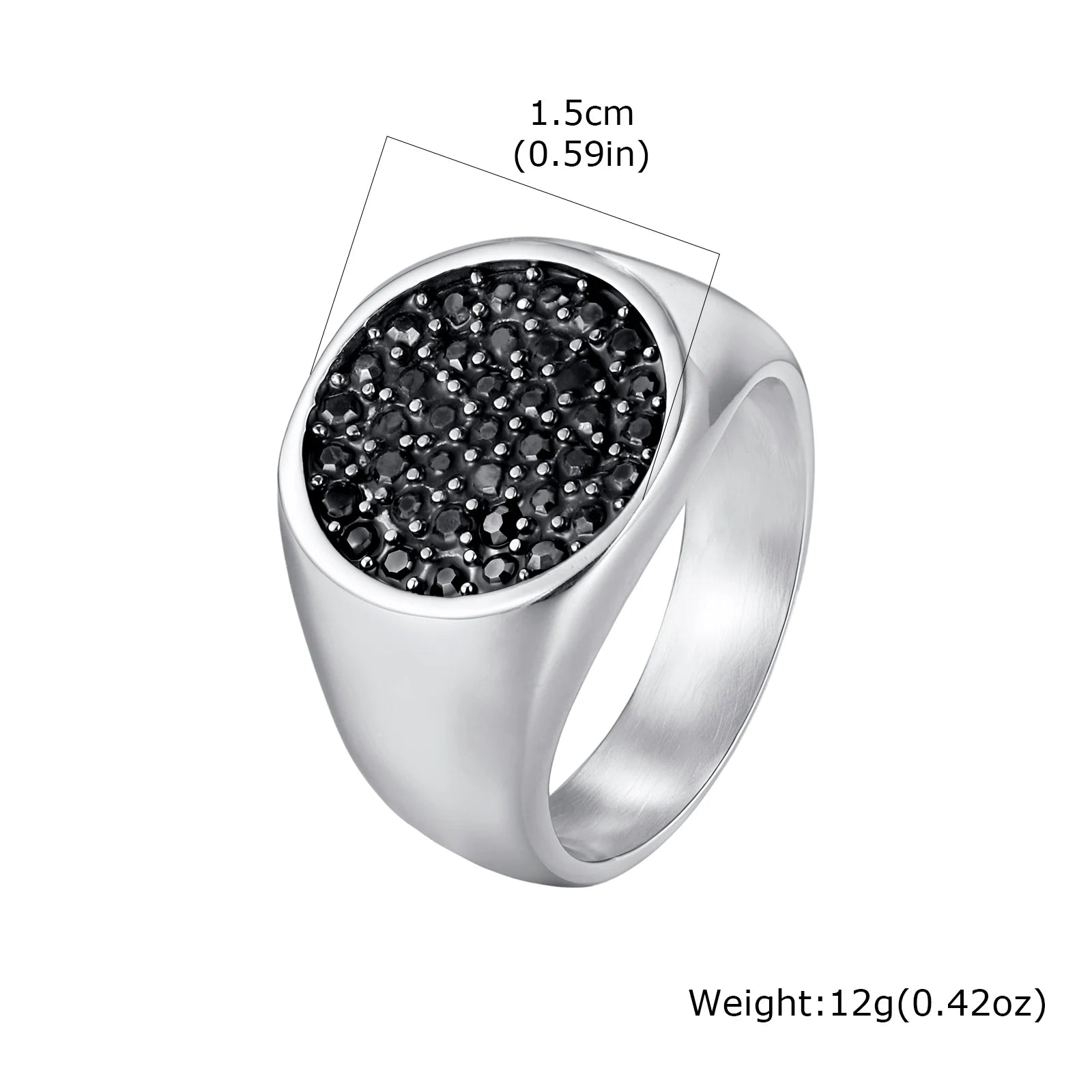 Teotihuacán Zircon Ring