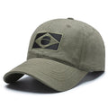 Brasil Snapback – Men's Flag Embroidered Sport Cap