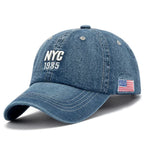Venezia denim men's adjustable baseball cap