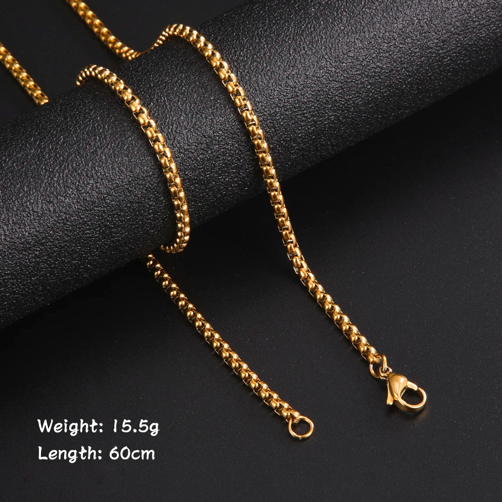 Onyx Chain Necklace