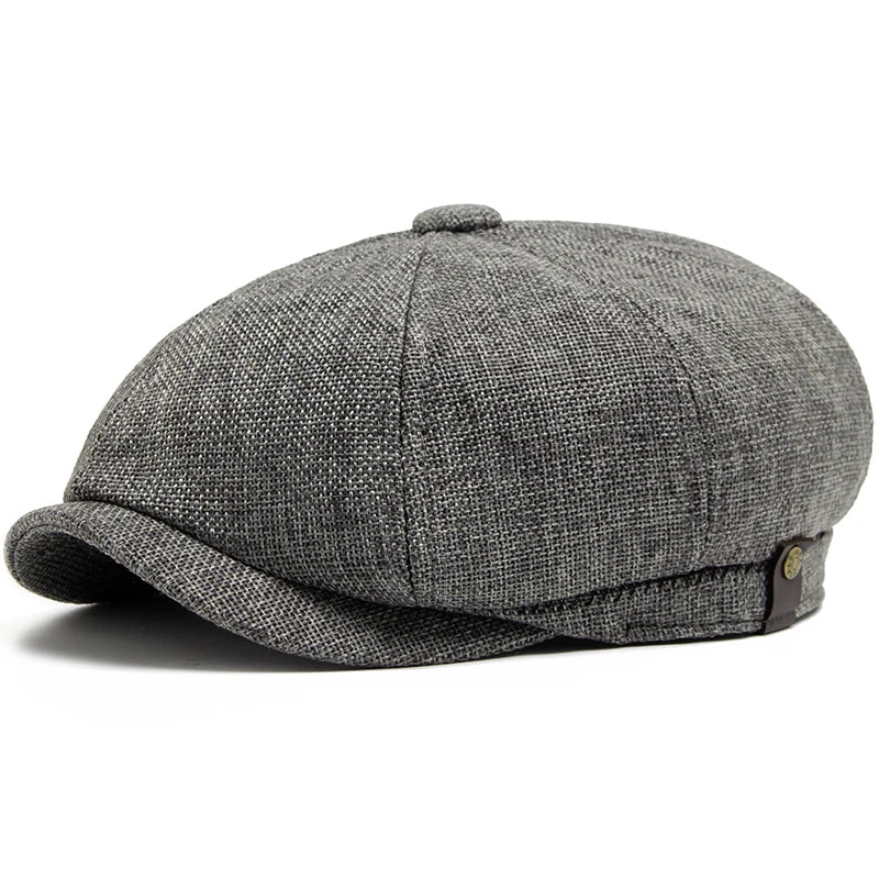 Brighton linen cap for men