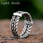 Como Chain – Men’s Braided Stainless Steel Ring