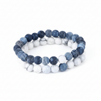Atacama – Blue Agate & White Marble