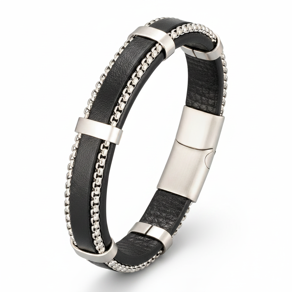 Clunia Chain — Black Silver