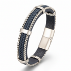 Clunia Chain — Navy Silver