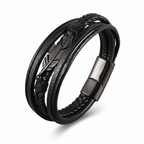 Elfih Feather Bracelet — Black Hero