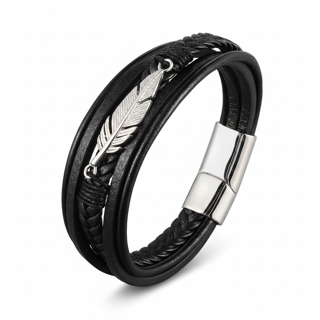 Elfih Feather Bracelet — Silver Hero