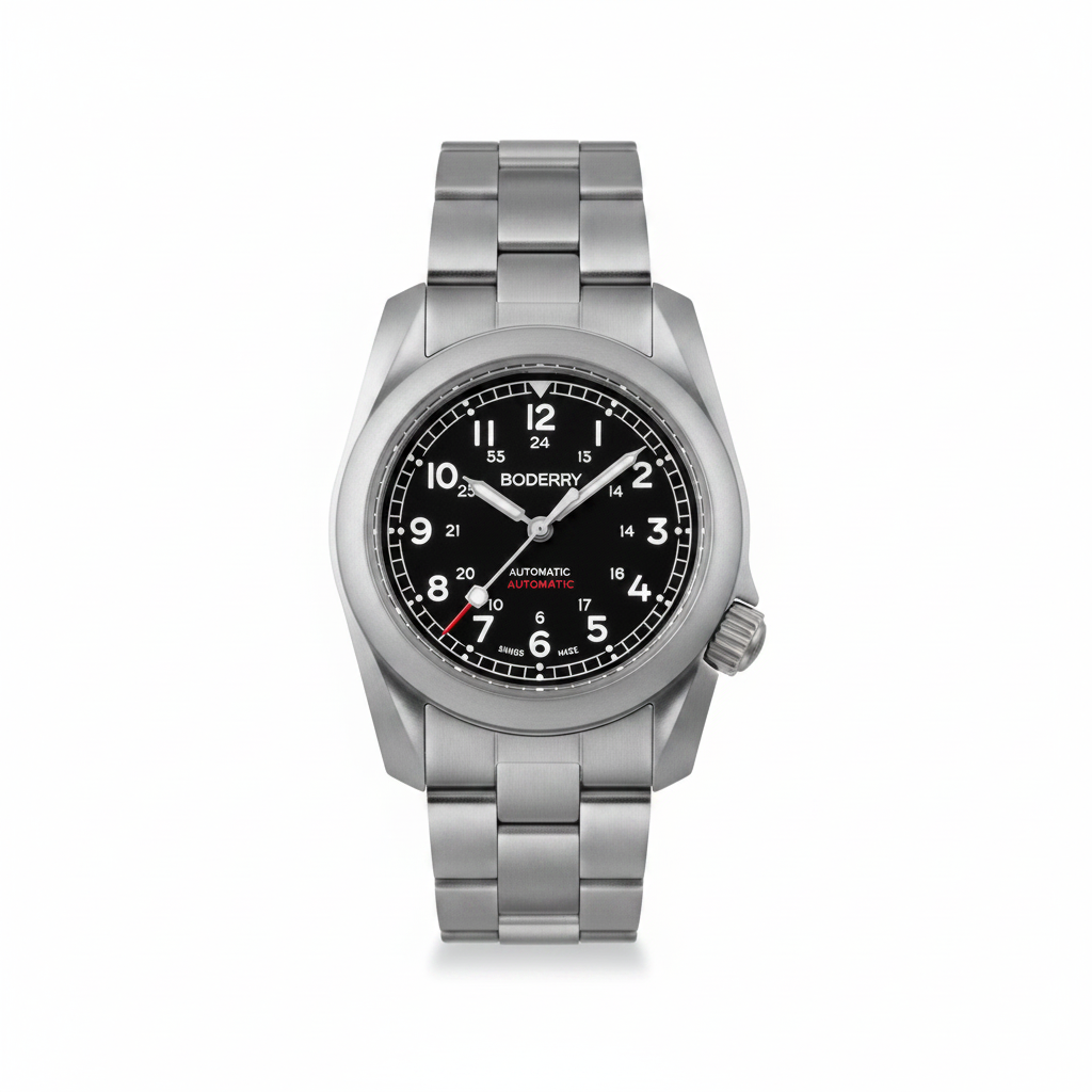 Frontal — Boderry Voyager Black Dial