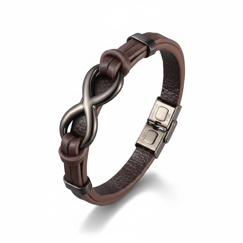 Infinity Luxe Bracelet — Brown Hero