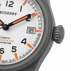 Macro — Landmaster Glass Tube Lume & Dial Detail
