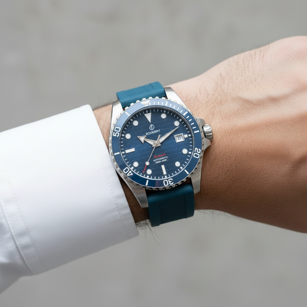 Montevideo — Titanium Blue — Pulso Elegante