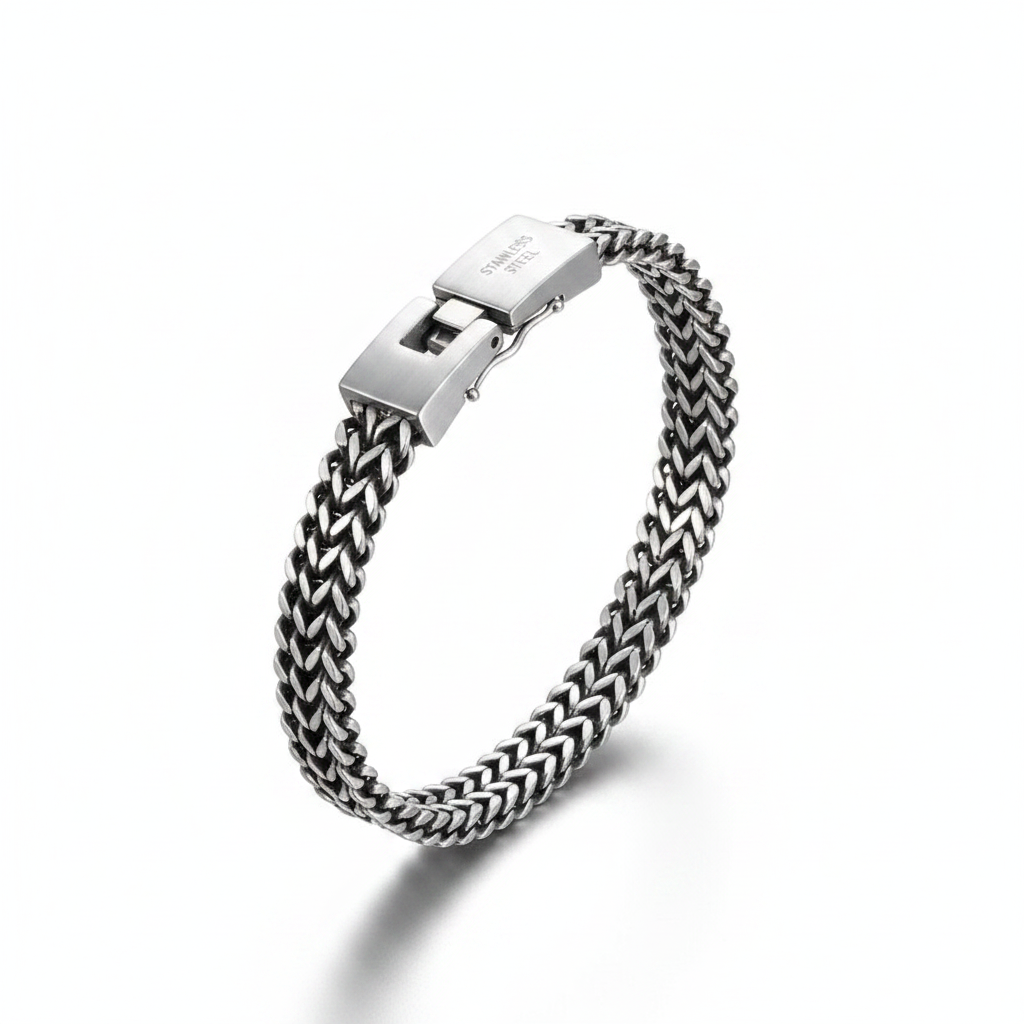 Titan Chain Bracelet — Silver Hero