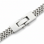Titan Chain Silver — Detalhe Clasp Profissional