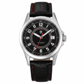 Valparaíso Hero — Black Dial Red Accent — Vista Frontal