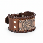 Viking Compass — Bronze Valknut Hero