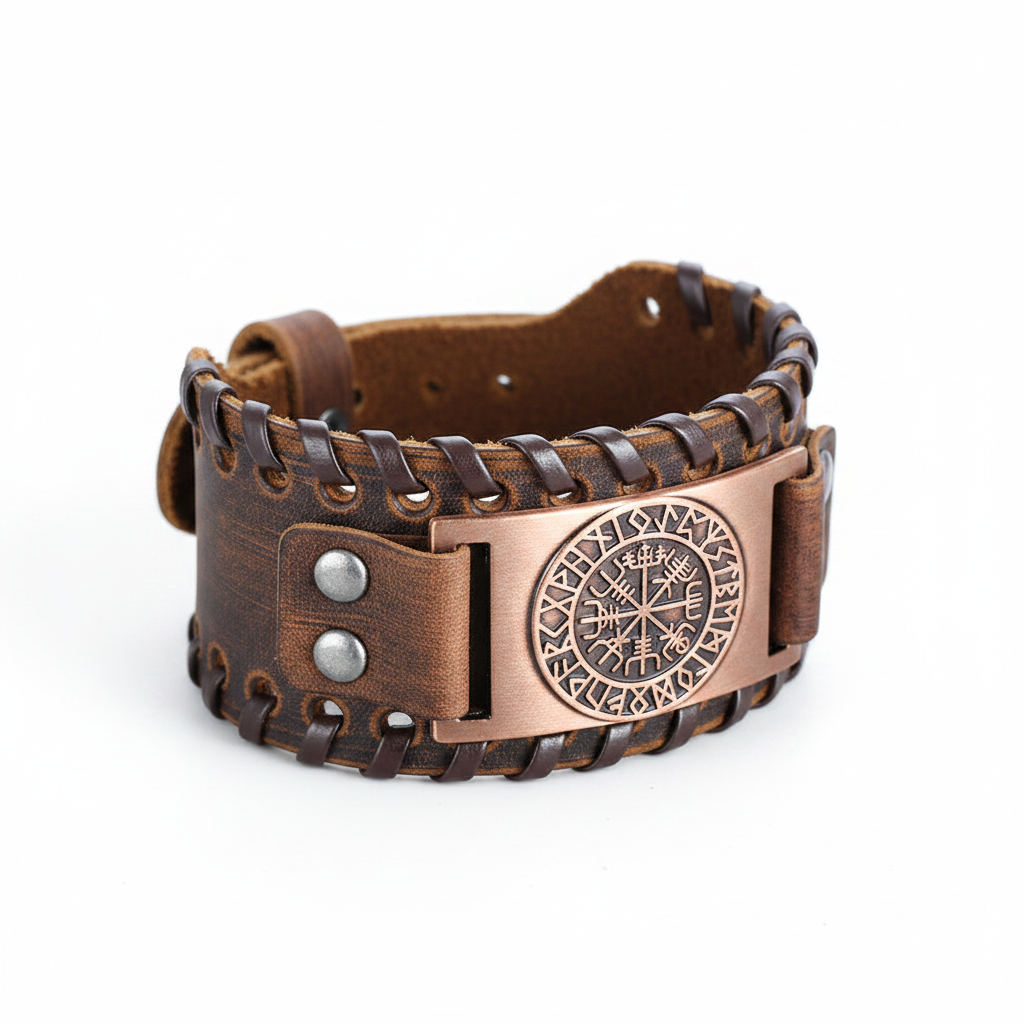Viking Compass — Copper Wolf Hero