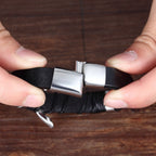 Corda men's classic rope bracelet with stainless steel clasp