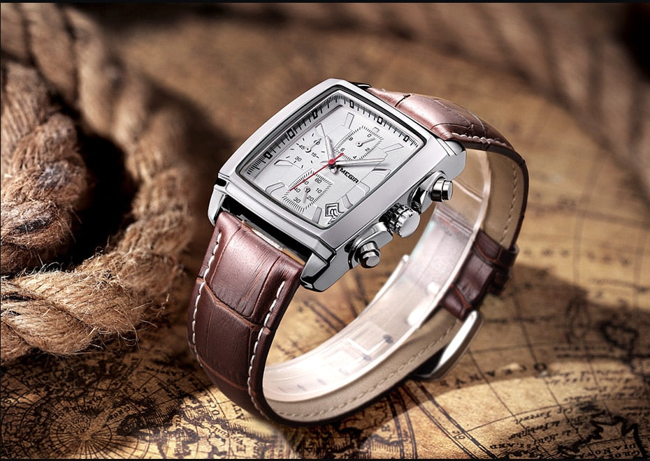Quartz Watches Luxury Megir