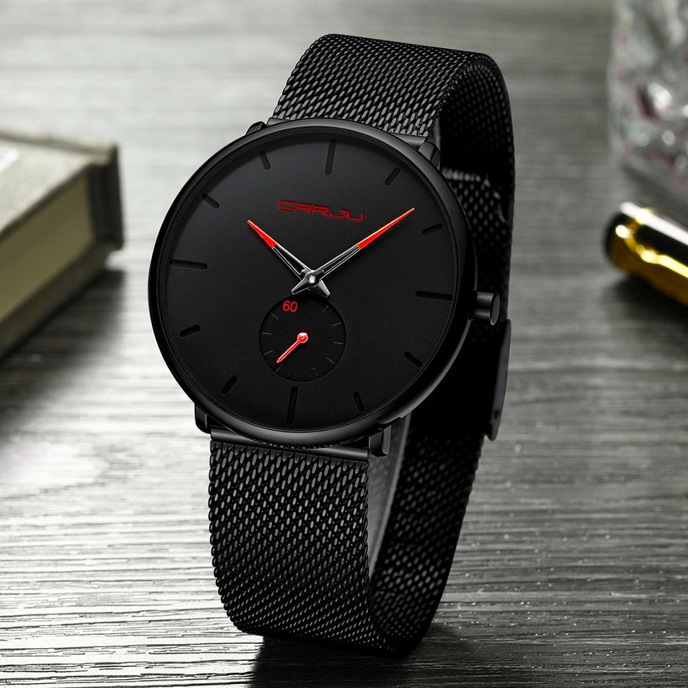 CRRJU Ultra-Thin Quartz Watch