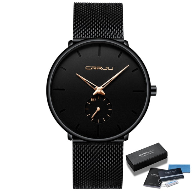 CRRJU Ultra-Thin Quartz Watch