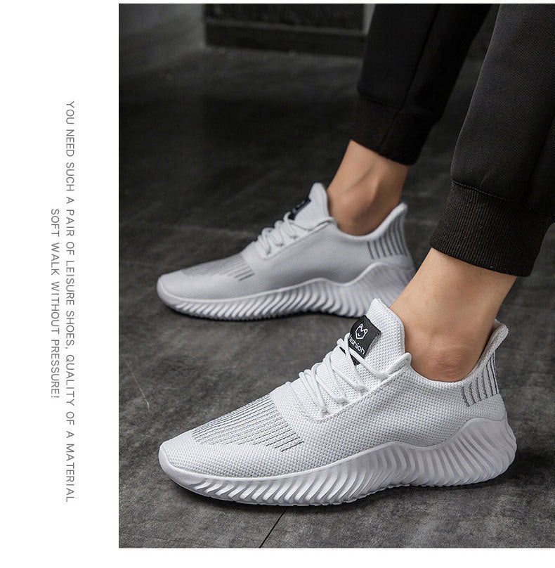 Runner Men's Sneakers - Breathable Lightweight Gym & Casual Shoes