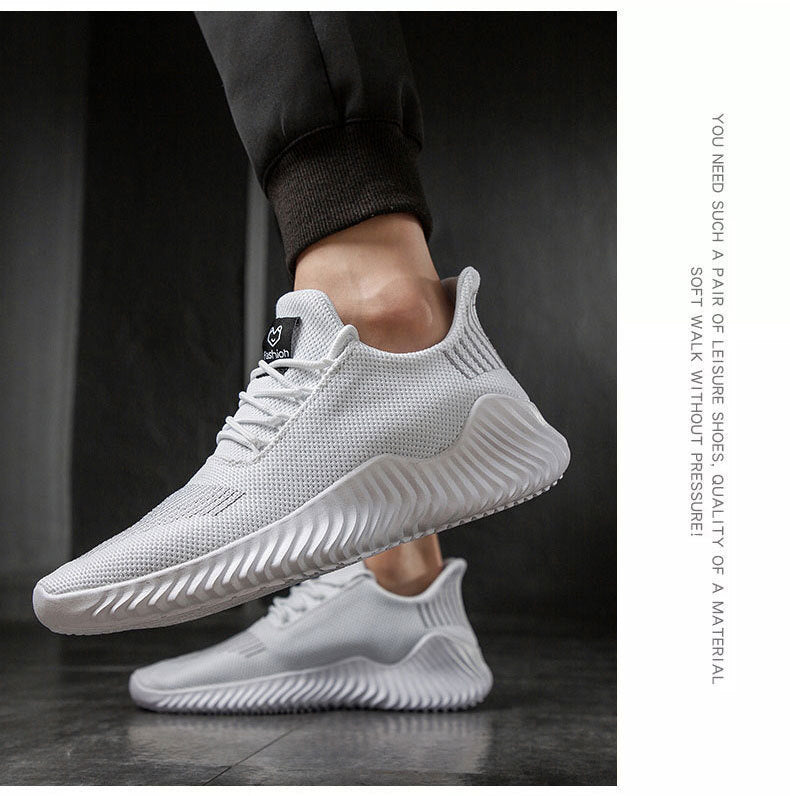 Runner Men's Sneakers - Breathable Lightweight Gym & Casual Shoes