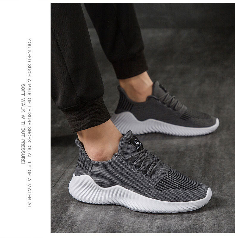 Runner Men's Sneakers - Breathable Lightweight Gym & Casual Shoes